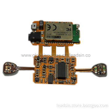 Double-sided flexible PCBs with HASL Surface Finish and 0.1mm Minimum Hole Size